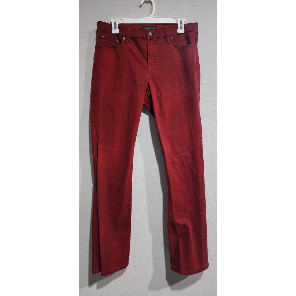 Ralph Lauren Women’s Straight Leg Jeans in Deep Red